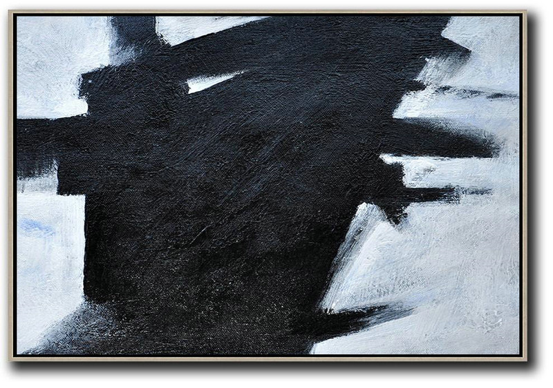 Living Room Canvas Art,Oversized Horizontal Minimal Art On Canvas - Large Paintings For Living Room